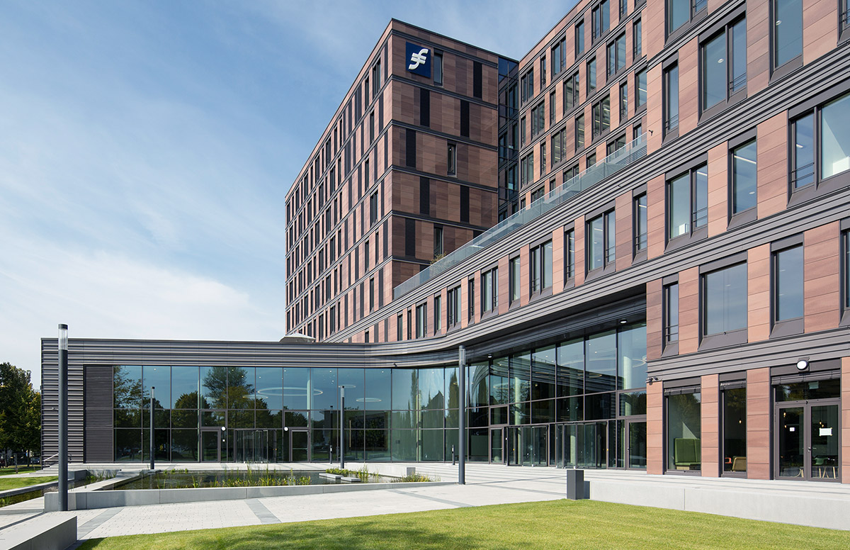 Neubau der Frankfurt School of Finance and Management in Frankfurt am Main mit DGNB-Platin-Zertifizierung