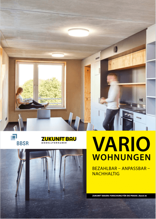 Publikation Modellvorhaben Variowohnungen – bezahlbar anpassbar nachhaltig