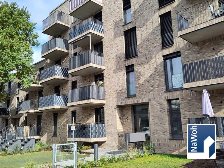 Wohngebäude Wohnen auf Bellevue in Schweinfurt mit NaWoh-Zertifizierung für nachhaltigen Wohnungsbau