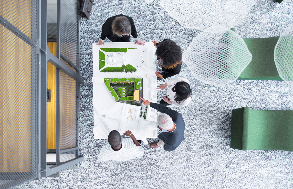 Interdisziplinäres Team bewertet Wettbewerbsentwürfe anhand nachhaltiger Kriterien